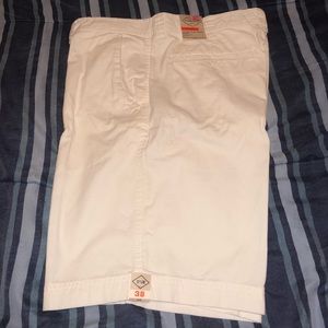 Men’s White Jean Shorts